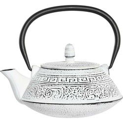 Items Kitchen Theepot Marocco - gietijzer - 800 ml - antiek wit - Theepotten