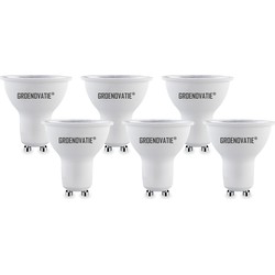 Groenovatie GU10 LED Spot COB 5W Warm Wit 6-Pack