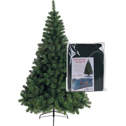 Bellatio Decorations kerstboom 150 cm met opbergzak - Kunstkerstboom