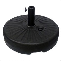 4gardenz® universele Vulbare Parasolvoet 27-37 kg - 51cm - Zwart