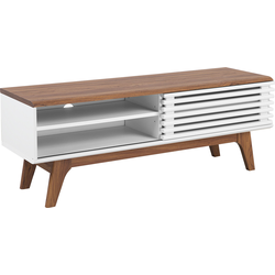 Beliani TOLEDO II - TV-kast-Wit-MDF