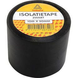 Isolatieband zwart 50mmx10m