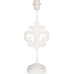 Clayre & Eef Lampenvoet 17x13x44 cm Wit Hout