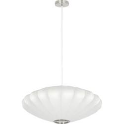 Light & Living - Hanglamp FAY - Ø60x26cm - Wit