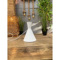 Moderne Hanglamp  Enzo - Metaal - Wit