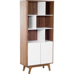 COLUMBUS - Boekenkast - Wit - MDF