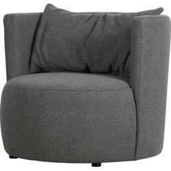 vtwonen Explore Fauteuil - Polyester - Staalgrijs - 81x96x92