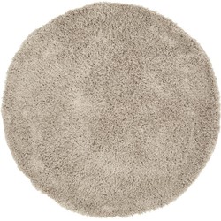 MUST Living Carpet Celeste round medium,Ø200 cm, taupe, 100% polyester