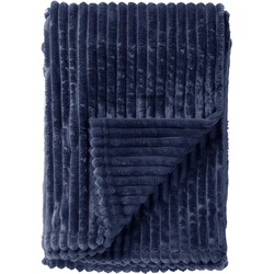 Dutch Decor MARTHY - Plaid 140x180 cm - Insignia Blue - Blauw - Dutch Decor