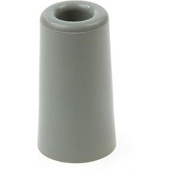 Deurbuffer / deurstopper - grijs - rubber - 75 x 40 mm - deurstop - Deurstoppers