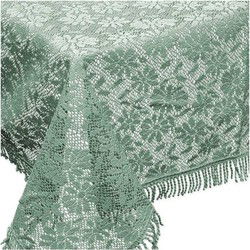 Unique Living tafelkleed - buiten/binnen - groen - 140 x 180 cm - Tafellakens
