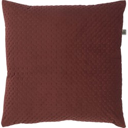 Dutch Decor LARS - Sierkussen bordeaux 45x45 cm - rood