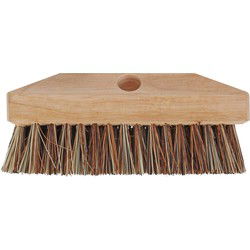 Talen Tools Bezemkop - buitenbezem schrobber - hout - 22 cm - Bezem