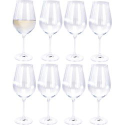 Atmos Fera Wijnglazen - 8x stuks - kristalglas - 520 ml - Wijnglazen
