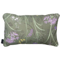 Sierkussen ca. 30x50 cm Donna green canvas Eco plus natural outdoor finishing (4 stuks)