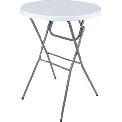 Hanse® Stevige Statafel 80 cm hoog van Kunststof 80x110 cm - Wit