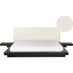 Beliani ZEN - Waterbed-Donkere houtkleur-MDF