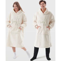 Textino MERRY - Hoodie for adult 70x110 cm - Bone White - white - Textino