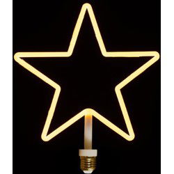 LED RETRO STER VORM 234X280MM 7W-1800K / E27 FITTING DIMBAAR
