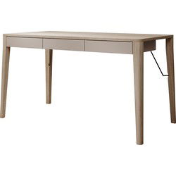 Meubella - Bureau Mazar - Licht eiken - 139 cm
