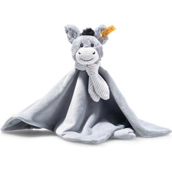 Steiff Steiff Soft Cuddly Friends Dinkie donkey comforter, light grey