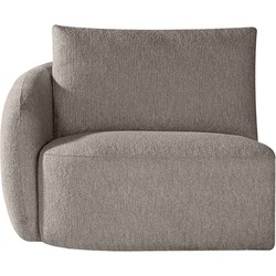 LABEL51 Bank Rocca - Taupe - Canyon - 1,5-Zits Arm Links Voorstaand