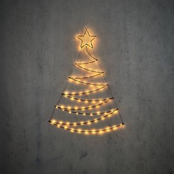 Luca Lighting Kerstboom 80 LED Kerstverlichting - 78x110 cm - Warmwit