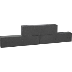 Minimaal 75! Forto Walling 60x10x10cm Zwart