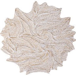 PTMD Ceanna Cream MDF Wall Panel Wavy Round S