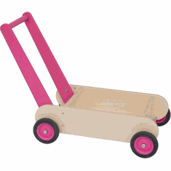 Van Dijk Toys Van dijk Toys houten loopwagen roze