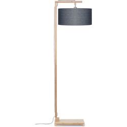 Vloerlamp Himalaya - Bamboe/Donkergrijs - Ø47cm