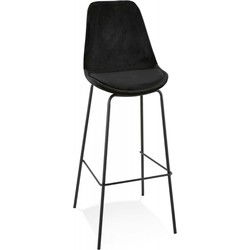 Barkruk SPARK 49x45x115 cm Zwart