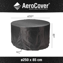 Gartenmöbelabdeckung Ø. 250xh85 cm - AeroCover