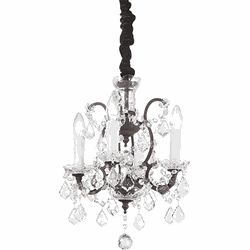 Ideal Lux - Liberty - Hanglamp - Metaal - E14 - Zwart