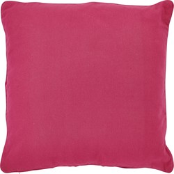 Dutch Decor JAVA - Sierkussen XL - katoen - 70x70 cm - fuchsia - roze - lounge kussen - Dutch Decor