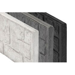 Berton Romeins motiefplaat smal antraciet 184 cm Tuindeco