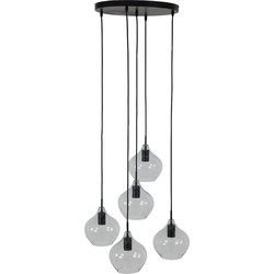 Light & Living - Hanglamp Rakel - 61x61x66 - Zwart