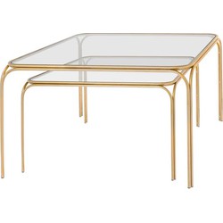 Riverdale Salontafel Roma goud s/2 75 cm