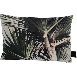 PTMD Jungle Rechthoekig Kussen - 60 x 5 x 40 cm - Katoen - Groen