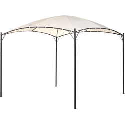 Beliani VOMERO - Tuin pergola-Beige-Polyester, Staal