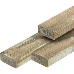 Regel Midden-Europees grenen 4,4x9,5x400 cm Tuindeco
