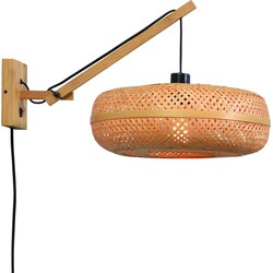 Wandlamp Palawan - Bamboe - 55x40x45cm