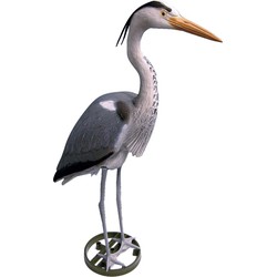 Ubbink Plastic reiger vogel - 87 cm - vijver decoratie/verjager - Vogelverjagers
