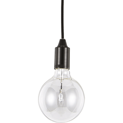 Ideal Lux - Edison - Hanglamp - Metaal - E27 - Zwart