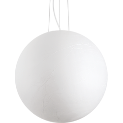 Ideal Lux Carta - Moderne Witte Hanglamp - Stijlvol Design - E27 Fitting