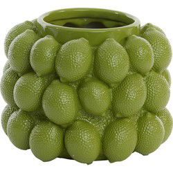 Light&living Vaas deco Ø24,5x18 cm LEMON groen