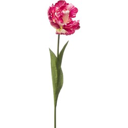Tulip paris spray tt pink 66 cm kunstbloem zijde nepbloem