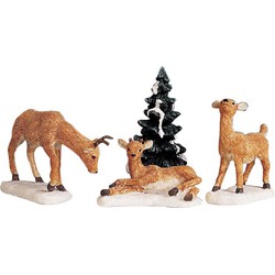 Weihnachtsfigur Dad and fawns - LEMAX