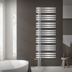 Badkamerradiator Iron EM 600x1600 mm chroom met vloeraansluiting set