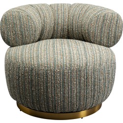 Draaibare Fauteuil Couture Stripes Blue
